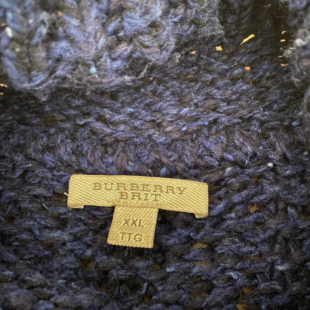 Burberry heavy knit cardigan